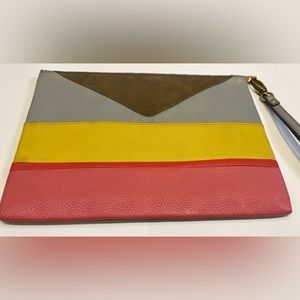 FOSSIL leather clutch